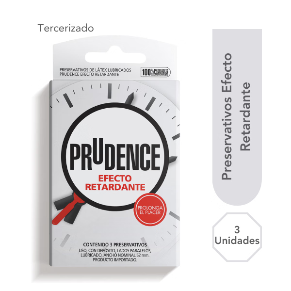Condón Prudence con efecto retardante