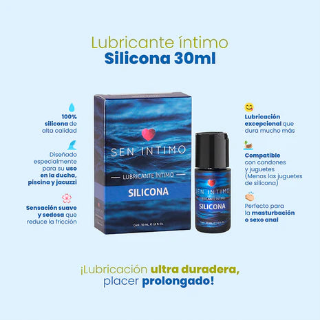 Lubricante Íntimo Silicona x 30 ml